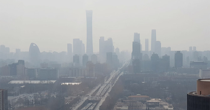 中国・北京の大気の様子