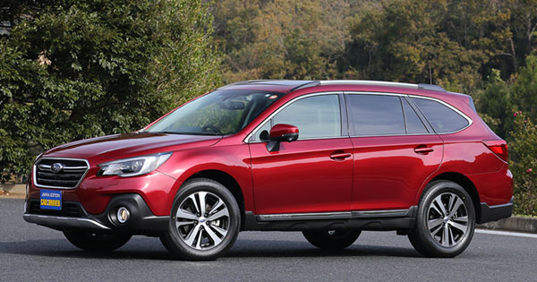 SUBARUレガシィ・アウトバック・リミテッド 最新モデルはメッキバーを追加した(F)グリルと新意匠アルミホイールがフレッシュなイメージをアピール 駆動方式は電子制御4WD SUBARUレガシィ・アウトバック・リミテッド 最新モデルはメッキバーを追加した(F)グリルと新意匠アルミホイールがフレッシュなイメージをアピール 駆動方式は電子制御4WD