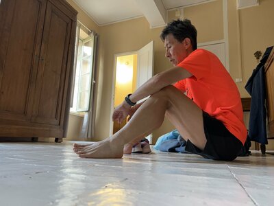 フランスのホテルはエアコンがないところが多い　提供：筆者
