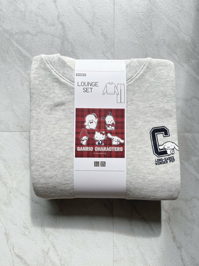 かわいすぎて全種類ほしい…！ユニクロ×サンリオの「ゆったりルームウェア」お出かけコーデにも使えて優秀です！