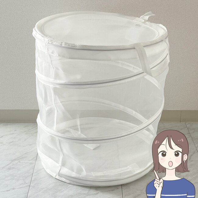 「3つ購入しました」イケアの“小さく畳める洗濯カゴ”大容量で使いやすい！「丈夫なので何年も使えます」「家族4人の洗濯物も入ります」