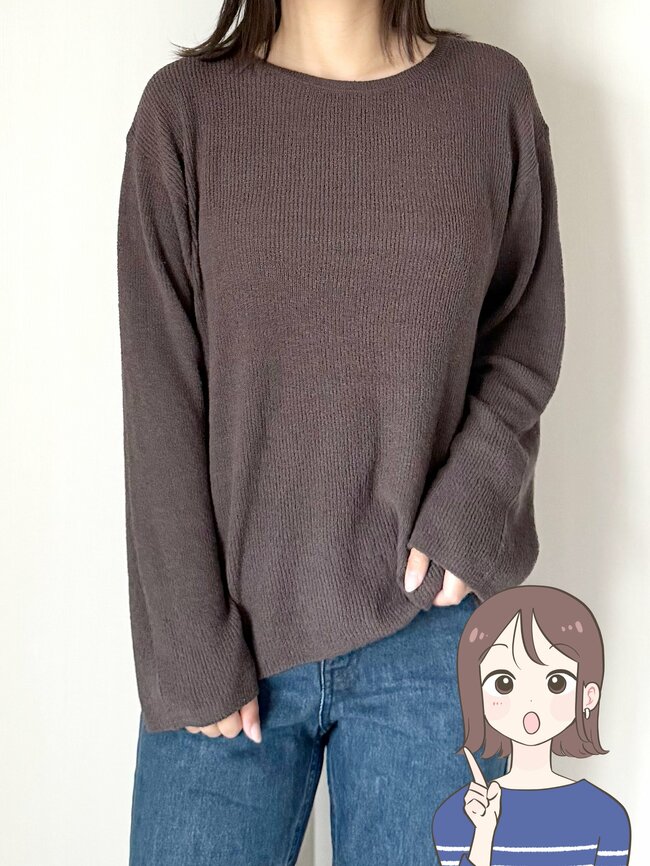 「色違いで3つ購入」グローバルワークの“1995円トップス”ゆるっとシルエットで体型カバー効果ばつぐん！「スッキリ見えます」「これからの季節にちょうど良さそう」