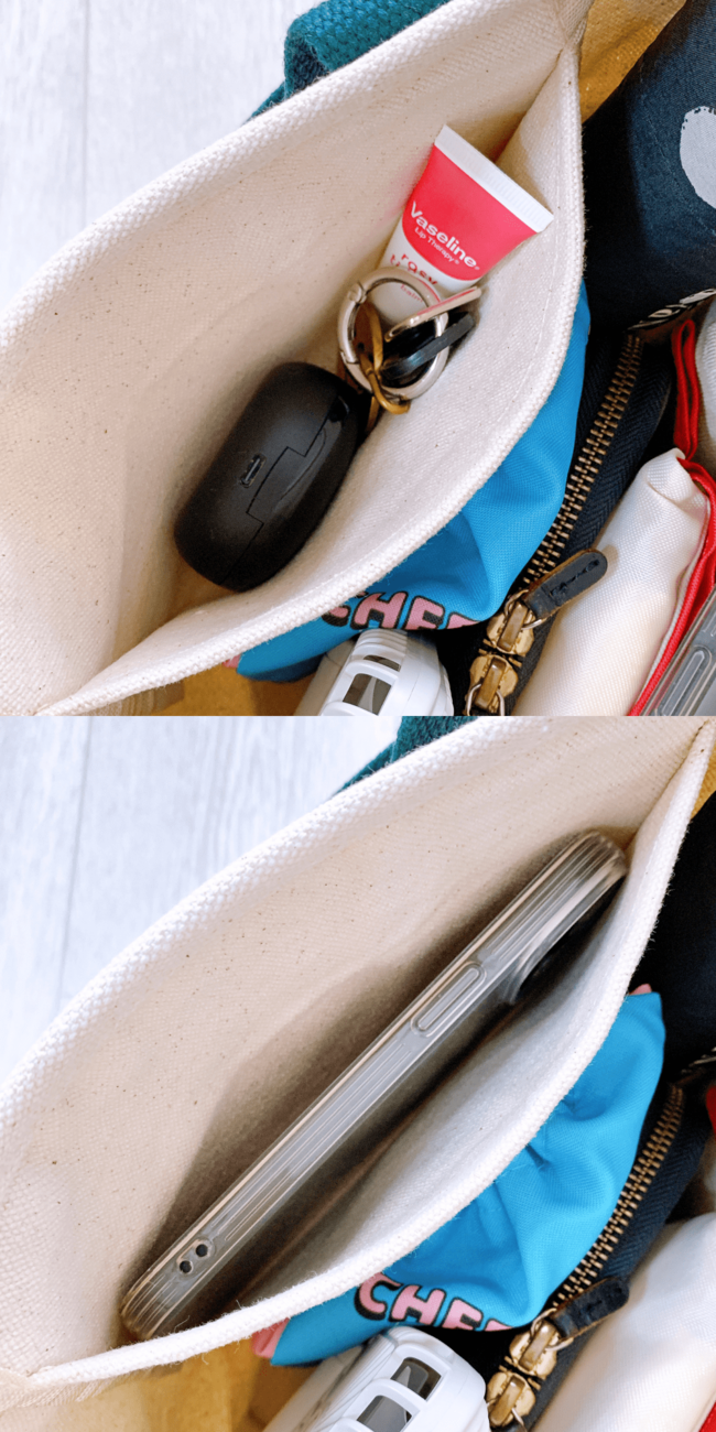 中でペットボトルが倒れない！スターバックスの“荷物がしっかり入るミニバッグ”が見た目以上の収納力！「使いやすさバツグン」「理想の大きさ」「買って良かった」【購入レビュー】