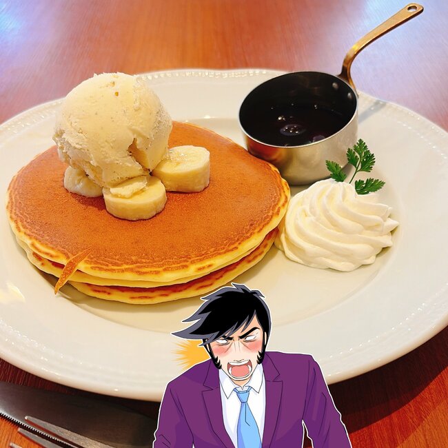 「期待の2倍以上美味しかった」「また食べたい」ロイヤルホストの“てんこ盛りパンケーキ”チェリーがごろごろで、どこを食べても美味しい！「アイスにクリームものっかってて満足度高い」