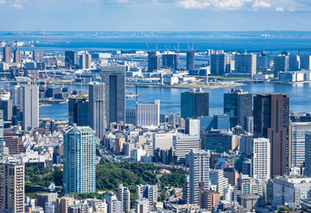 タワマンが林立する東京の臨海部 タワマンが林立する東京の臨海部