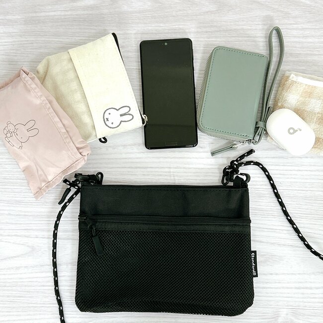 330円とは思えない…！ダイソー姉妹店の「おしゃれショルダーバッグ」ポーチとしても使えるから、毎日手放せない！