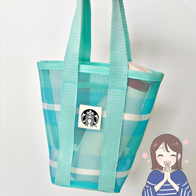 「店頭で見つけて即購入」「最高にかわいい！」スタバの“カップみたいなミニバッグ”可愛すぎて毎日使いたい！「買って良かった！」