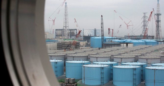 福島第1原発の事故処理作業で発生した汚染水 福島第1原発の事故処理作業で発生した汚染水