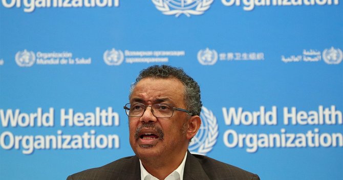 WHOのテドロス事務局長