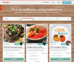 食事を作りたい人と食べたい人をマッチングする米国で話題の新サイト「Feastly」の魅力