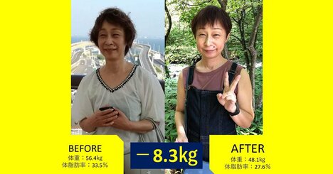 【実録！ 私も3か月で自然に痩せた！】60代でも－8キロ以上！着られなくなった服がまた着られるように！