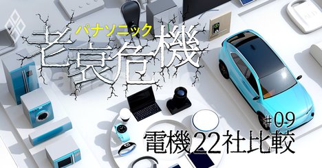 パナソニック凋落を四大ランキングで検証、電機22社の「経営力」格差