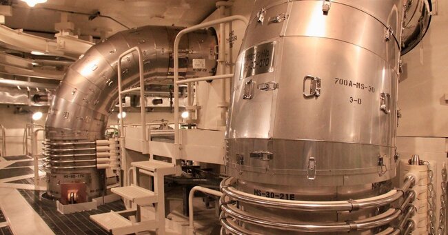 写真：柏崎刈羽原子力発電所の内部
