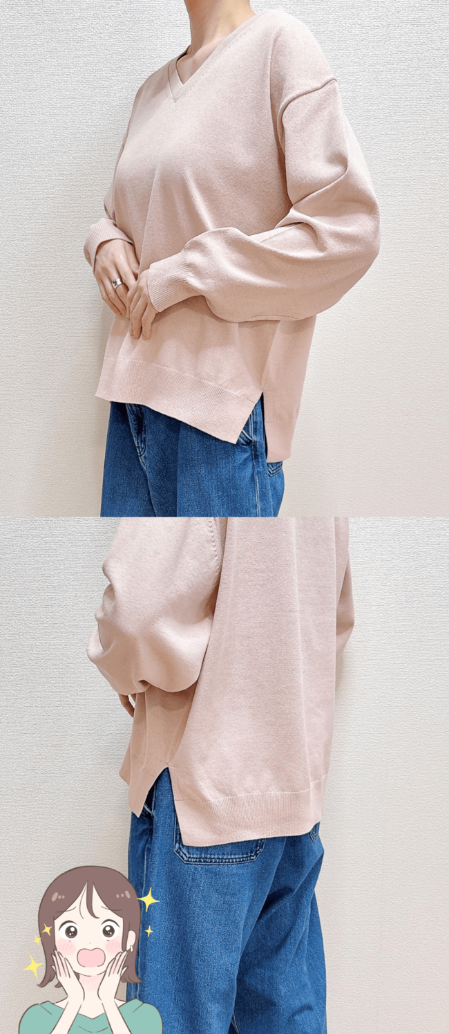 「いっきに3色買いました」「どんなボトムスにも合う」グローバルワークの“ゆったり春ニット”が毎日着たくなる快適さ！「買ってよかったです」