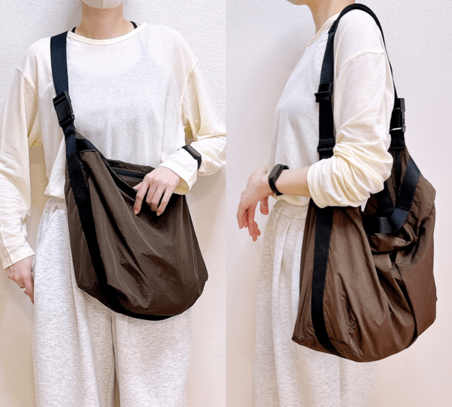 「毎日使っちゃう」「2色買いしました」ユニクロの“大容量ショルダーバッグ”が使い勝手バツグン！「肩にかけているのを忘れるぐらい軽快です」《購入レビュー》