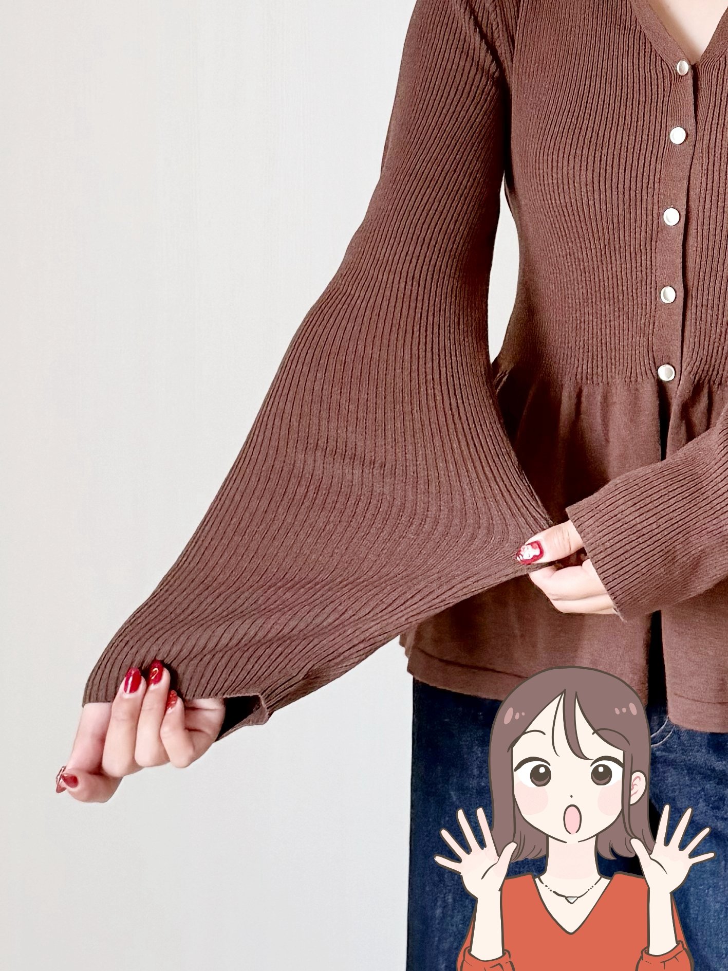【しまむら】ふんわり体型カバーできる!2189円の「華奢見えニット」フレアなシルエットが素敵すぎる!《購入レビュー》