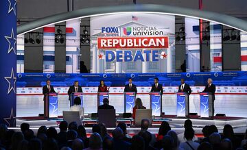 【社説】トランプ氏批判が少ない共和党討論会