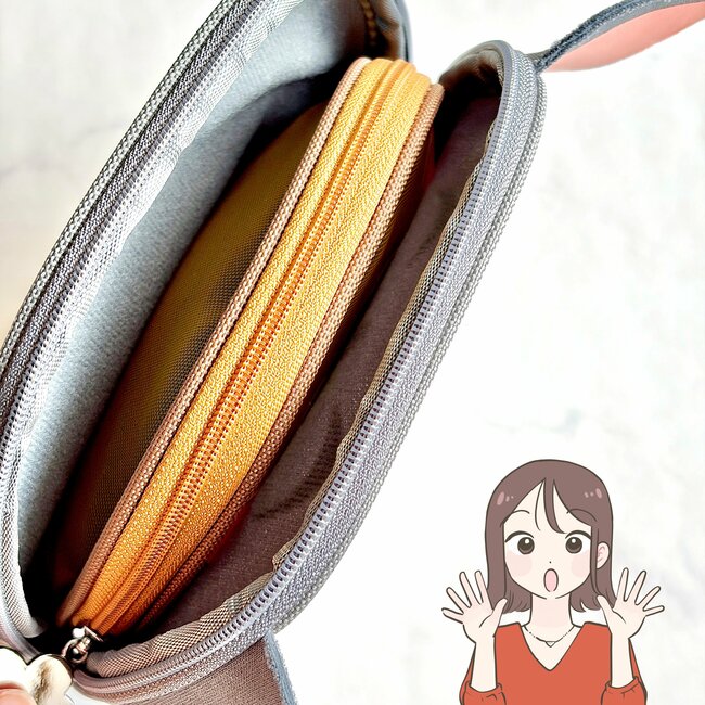 とんでもなく可愛い…！タリーズ×トムとジェリーの「ガバッと開くポーチ」マチが広くて使いやすい！