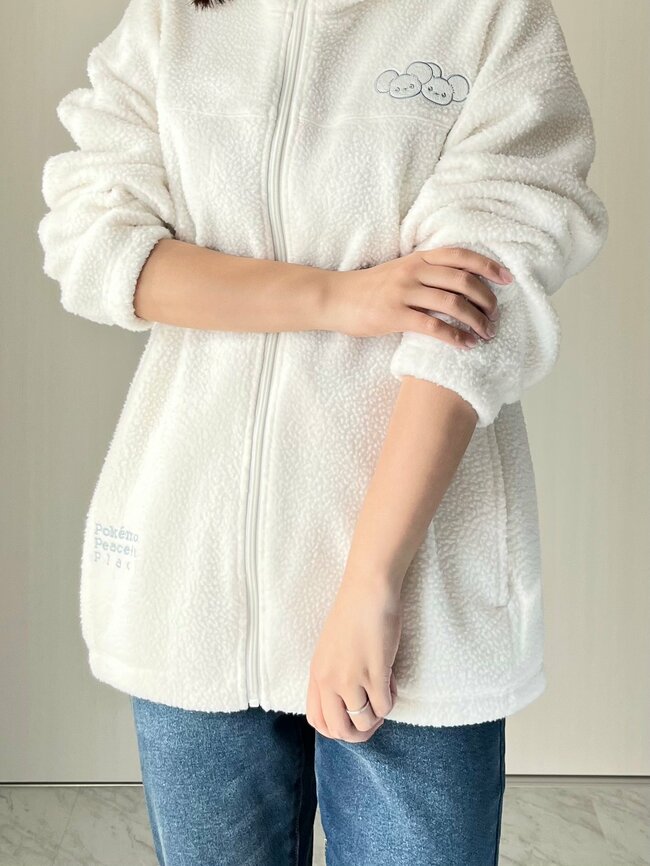 プチプラとは思えない可愛さ!GU×ポケモンの「ふわもこパーカー」家でも外でもずっと着ていたくなる!
