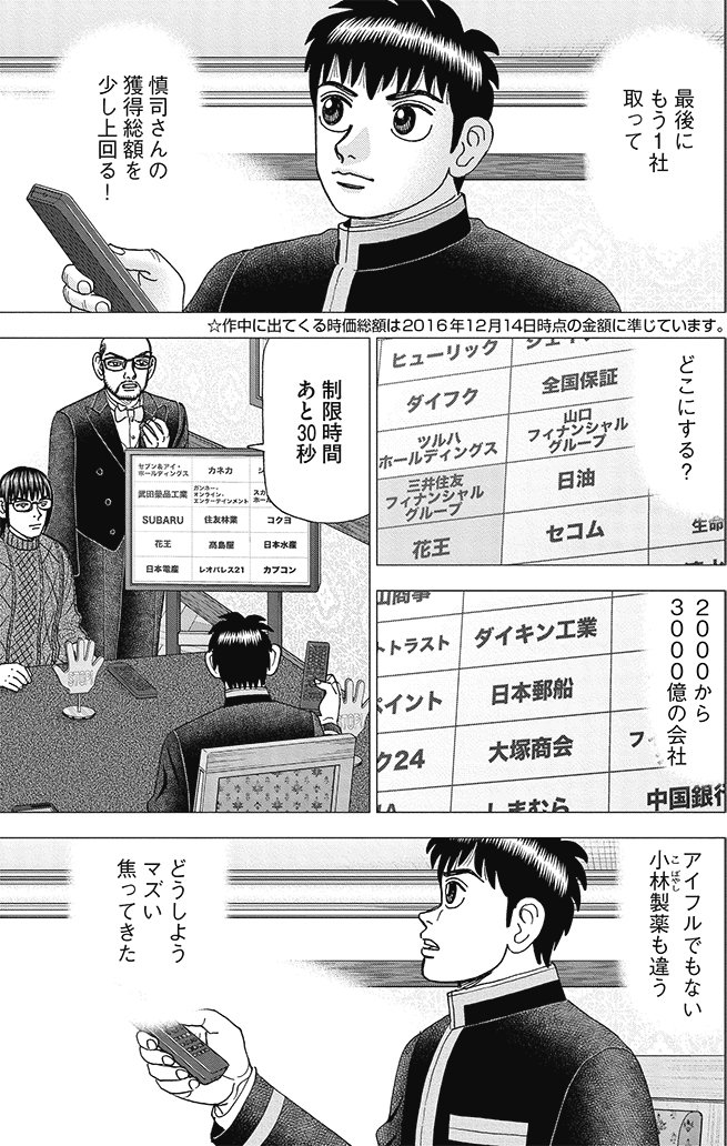 『インベスターZ』(c)三田紀房/コルク 漫画インベスターZ 21巻P31
