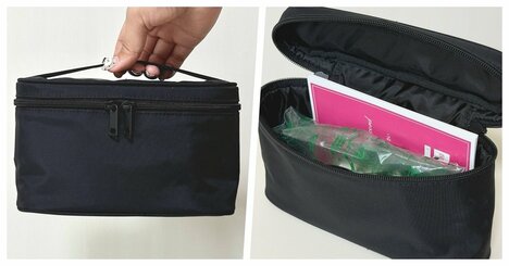 お薬手帳や診察券、処方薬がまるっと入る！無印良品の“かさばりにくいポーチ”が手放せない「収納力が抜群にいい」「立てて収納できる」《購入レビュー》
