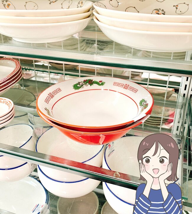 2個買いして正解でした!ダイソーの「町中華みたいな食器」昭和レトロ感がたまらない!《購入レビュー》