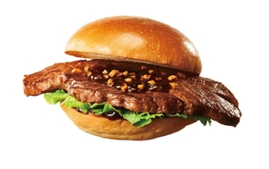 ロッテリア「はみだしバーガー」