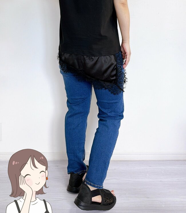 【しまむら】もう普通のTシャツに戻れない…！1089円の「お尻を隠せるトップス」見た目も着心地も理想すぎる！《購入レビュー》