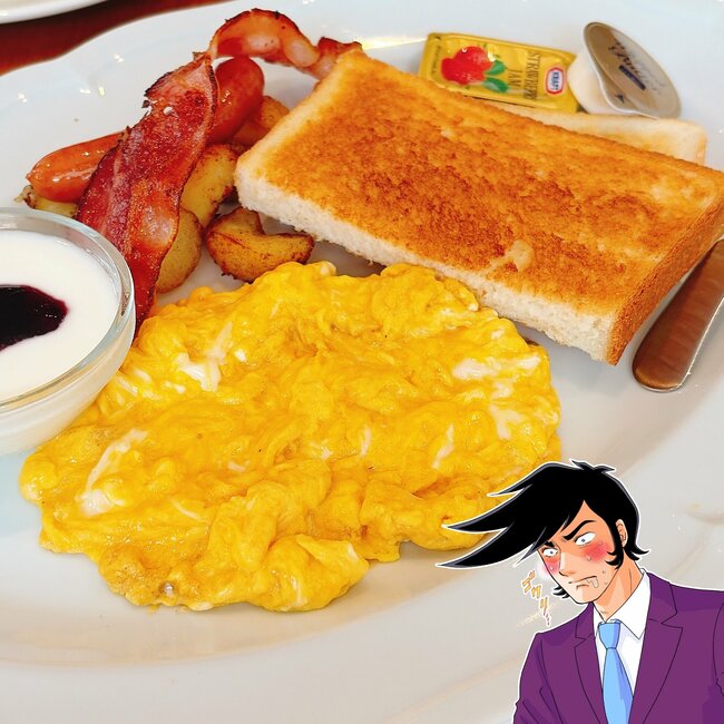 「朝からお腹いっぱい」「最高でした」ロイヤルホストの“盛りだくさんモーニング”スープとデザートも付いて豪華すぎる！「ホテルの朝食みたいで好き」