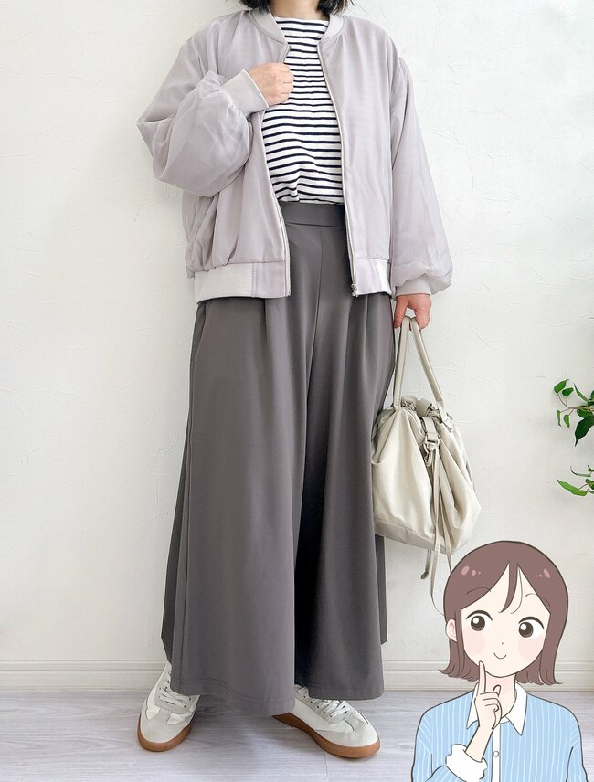 「ヘビロテしそう」「3色目です！」ハニーズの“スカートみたいなパンツ”楽ちんすぎて手放せない！「すべすべで履き心地が良い」