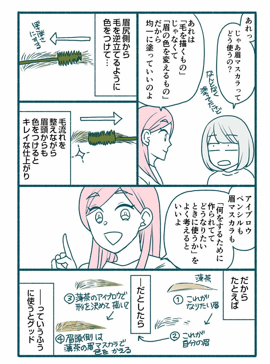 【マンガ】1万人を接客した美容部員が教える「眉毛がなんとなく不自然」解消のコツ
