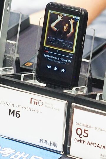 2万円程度の低価格で勝負、LDAC／aptX HD両対応の「FiiO M6」