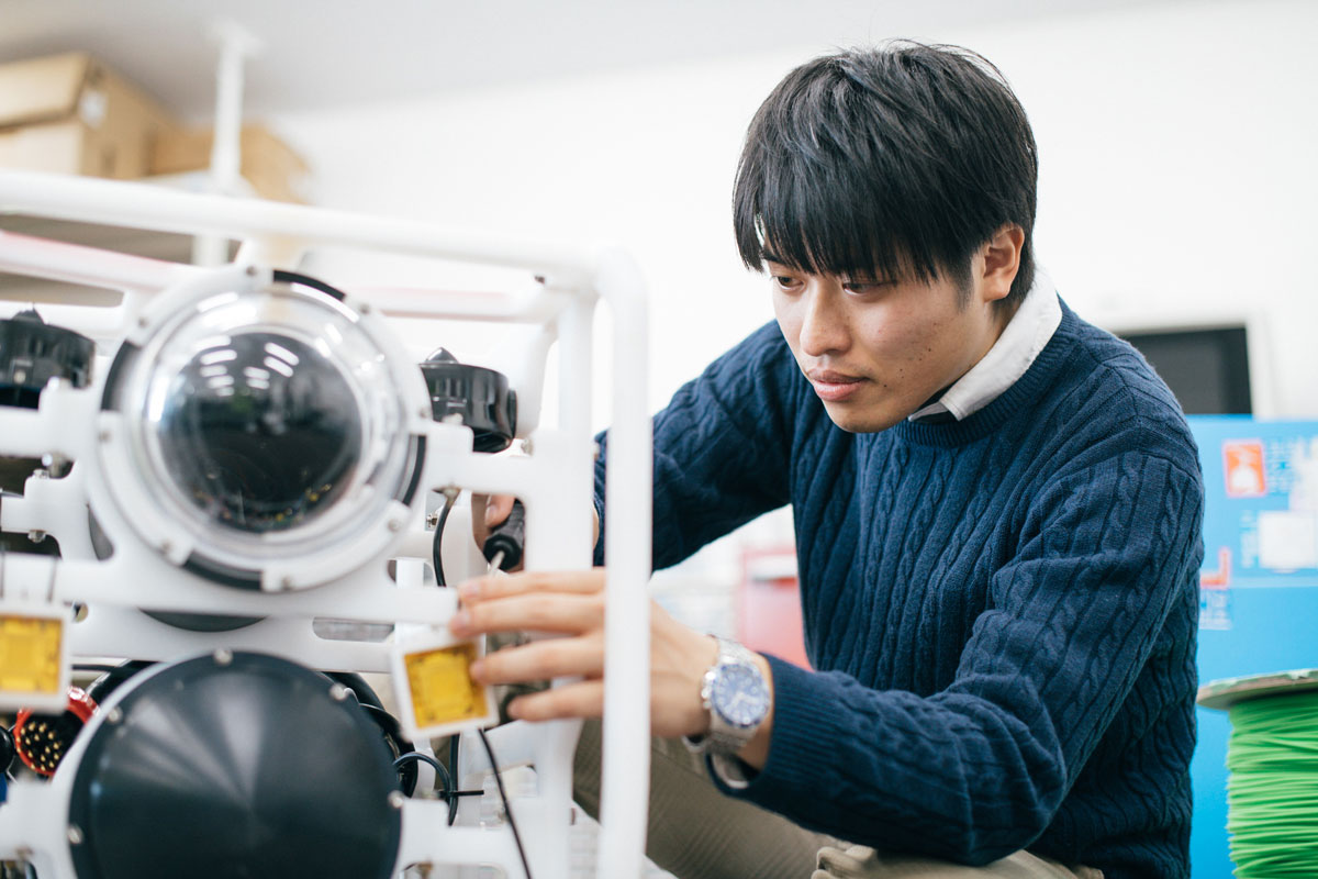 ロボット設計技術者の大阪拓真さん