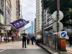 中国に憤る香港市民、「国家安全法」でデモ再燃