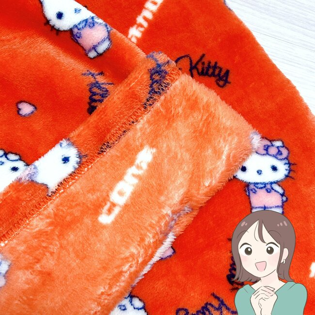 シュールすぎて笑った！しまむら×ハローキティの「履くホカロン」ふんわり暖かくて、ずっと着ていたい！