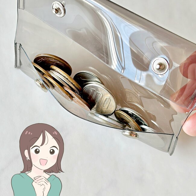 【ダイソー】まとめ買いして正解でした！お札も入る「ぺたんこコインポーチ」カギも一緒に持ち歩けて天才！《購入レビュー》