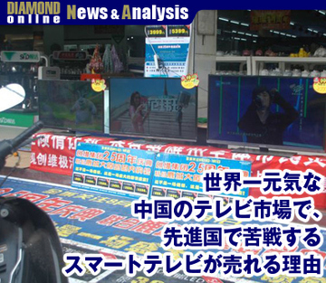 世界一元気な中国のテレビ市場で、先進国で苦戦するスマートテレビが売れる理由
