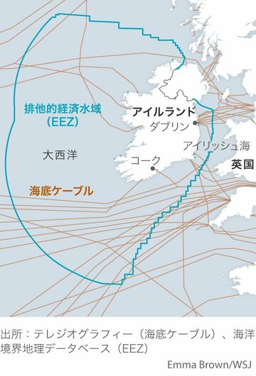 NATOの盲点、アイルランド海域にロシア「影の船団」