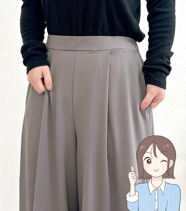 「ヘビロテしそう」「3色目です！」ハニーズの“スカートみたいなパンツ”楽ちんすぎて手放せない！「すべすべで履き心地が良い」