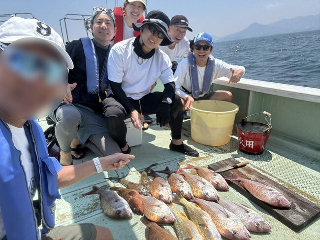 大漁大漁!釣りって簡単ですね(はぁと)