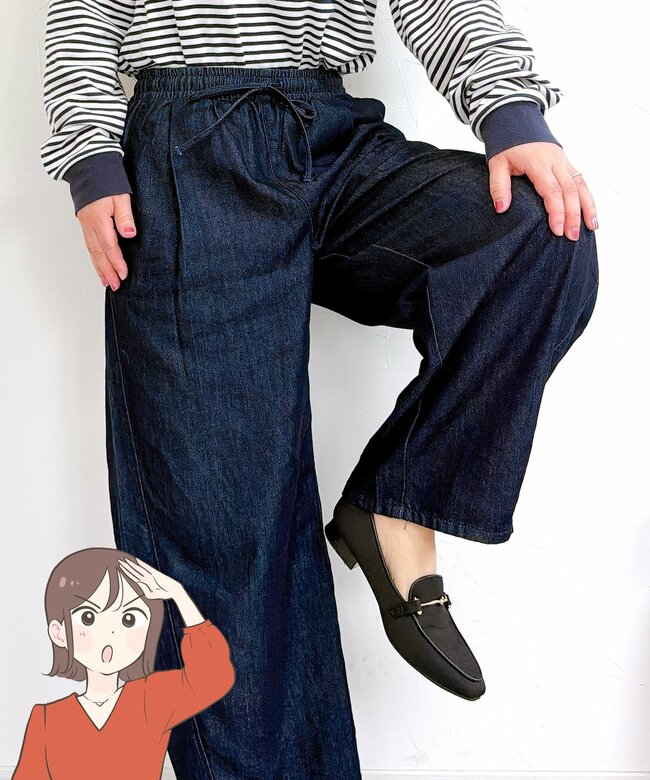 「こういうパンツ求めてた」「毎日はきたい」GUの“涼しげワイドパンツ”が理想的すぎる！「ぽわっとしててかわいい！」【購入レビュー】