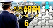 警察出身の社外取締役「報酬」ランキング【全61人】2位はセガサミーHD等の社外取、1位の総報酬額は5社で4733万円！