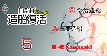 「造船業は1～3グループへ集約」政府方針が業界に波紋！再編の行方を最新の業界勢力図で解明、小粒になった名門・三菱造船はどう生き残る？