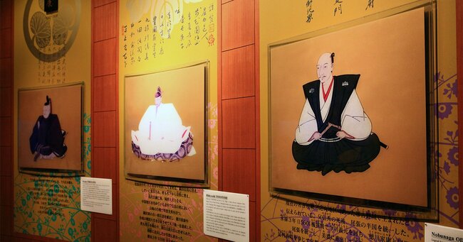 名古屋城で展示されている三大天下人