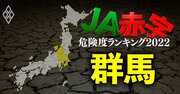 【群馬】JA赤字危険度ランキング2022、14農協中5農協が赤字に