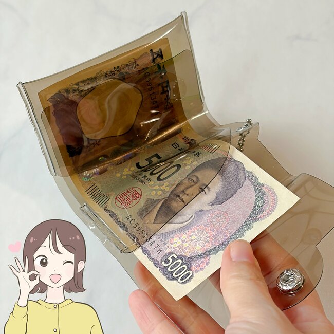 普通の財布に戻れないかも…！ダイソーの「お札が折れないミニ財布」カードと小銭も収納できて天才！