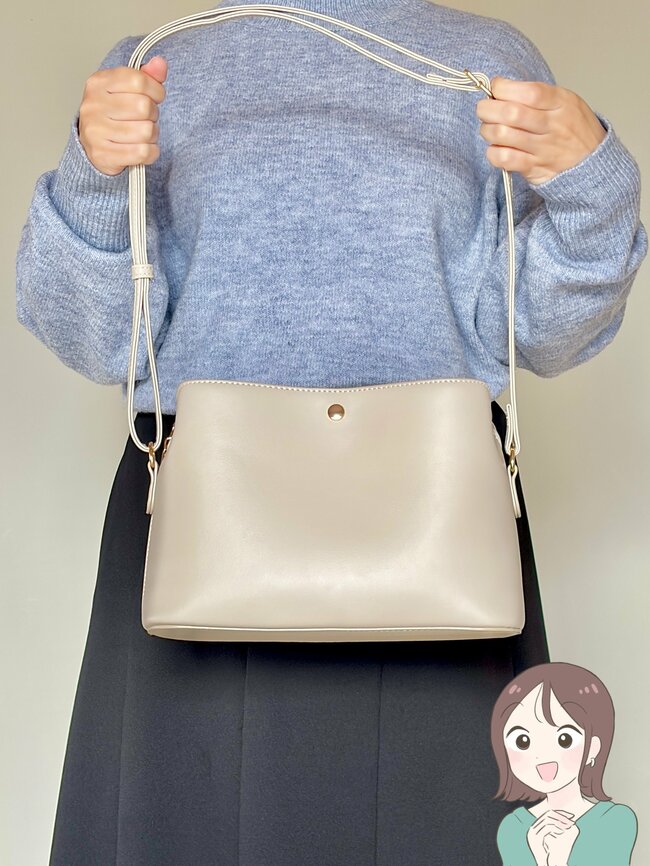 「まさに求めてたバッグです」ハニーズの“高見えショルダー”が理想的すぎる!「サイズ感完璧」「ポケット多くて長財布も入る」