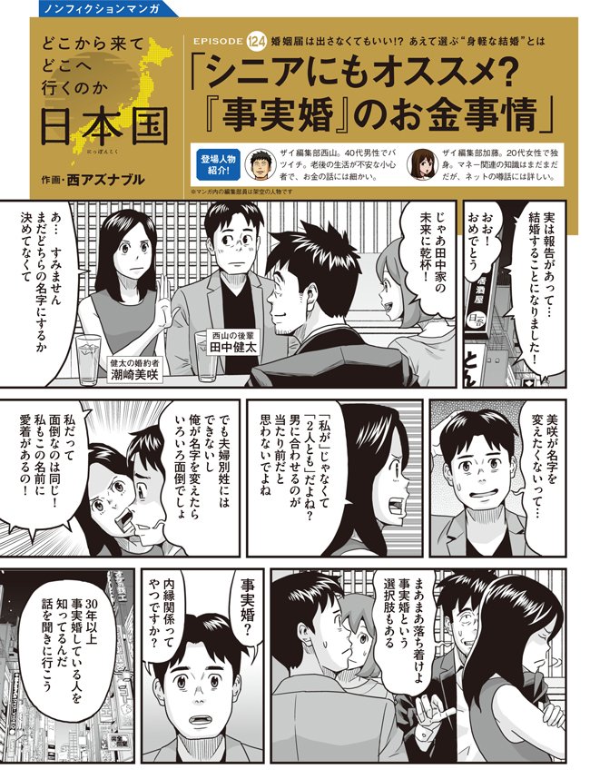 「事実婚」のお金事情①