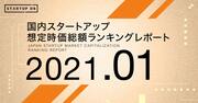 【2021年1月想定時価総額ランキング】スマートニュースが3位に浮上、自動運転のZMPが新規ランクイン