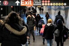 NY市、地下鉄での暴行件数が急増　97年以降で最多